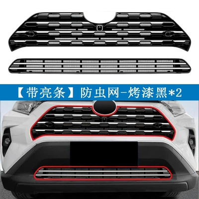Models of Rav4, Insect-Proof Net for: Automobile anti-insect net - 20-25-rav4-rongfang-with-bright-strips-painted-black-upper-net-lower-net