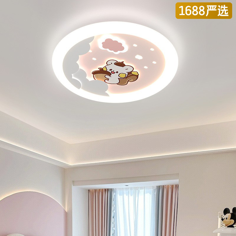 [Estrictamente seleccionado] Lámpara de techo para niños, espectro completo, protección ocular led, dibujos animados minimalista moderno, astronauta, niños y niñas, lámparas