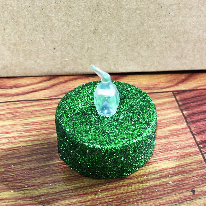 クロスボーダー12個入りプラスチックシミュレーションバレンタインパーティー発光装飾クリスマススプレーled電子キャンドルライト|undefined