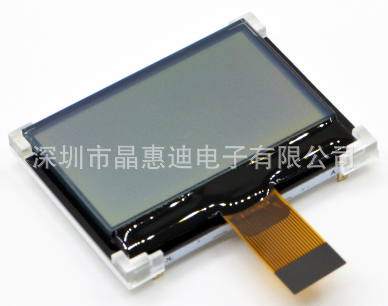 1.8�絥ɫ����Һ���� �ֱ���128X64 ���� FSTN �׵׺�����ʾ��