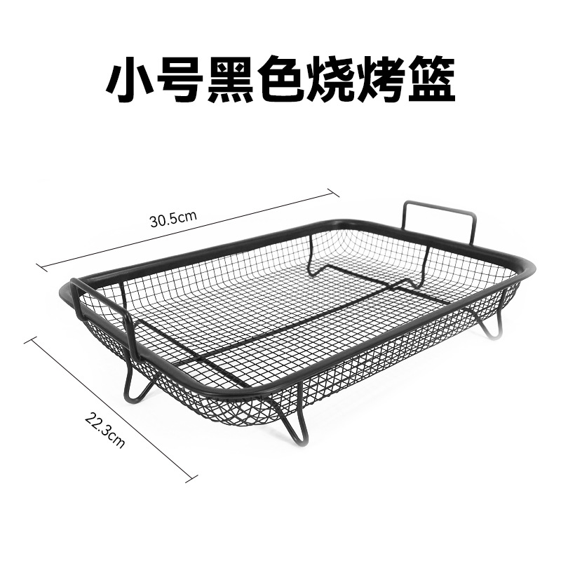Barbacoa cesta de acero inoxidable bandeja de hornear freidora de aire accesorios cesta de freír horno de hornear bandeja de hornear barbacoa al aire libre traje de bandeja