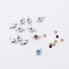 Accessory stainless steel handmade, 12 colors, 6.5mm, wholesale