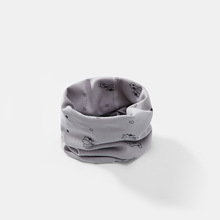 宝宝围脖薄款儿童防风保暖围巾女童男秋冬纯棉婴幼儿套头脖套小童