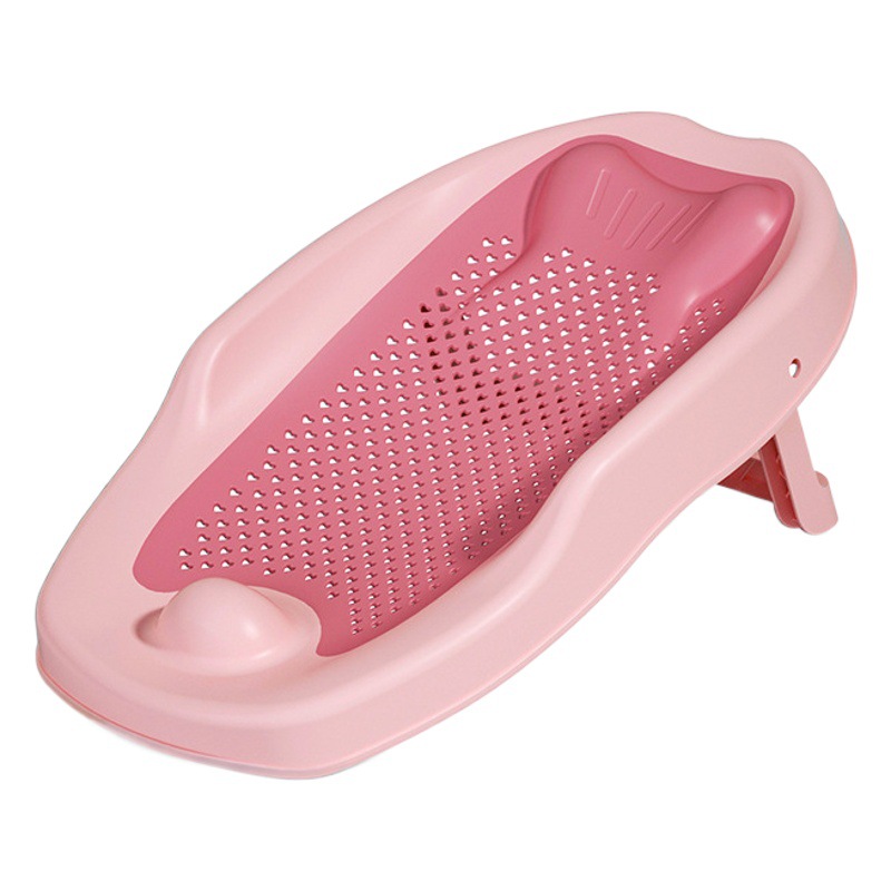 Baño de bebé Estante de baño puede sentarse y acostarse bañera de bebé estera antideslizante recién nacido Red de baño Baño universal artefacto cama de baño titular