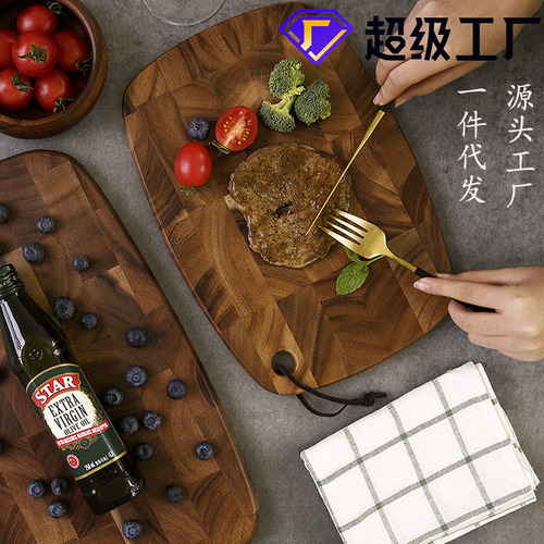 Acacia wood cutting board kitchen chopping board children's food supplement board household wooden chopping board wooden cutting vegetable fruit chopping board