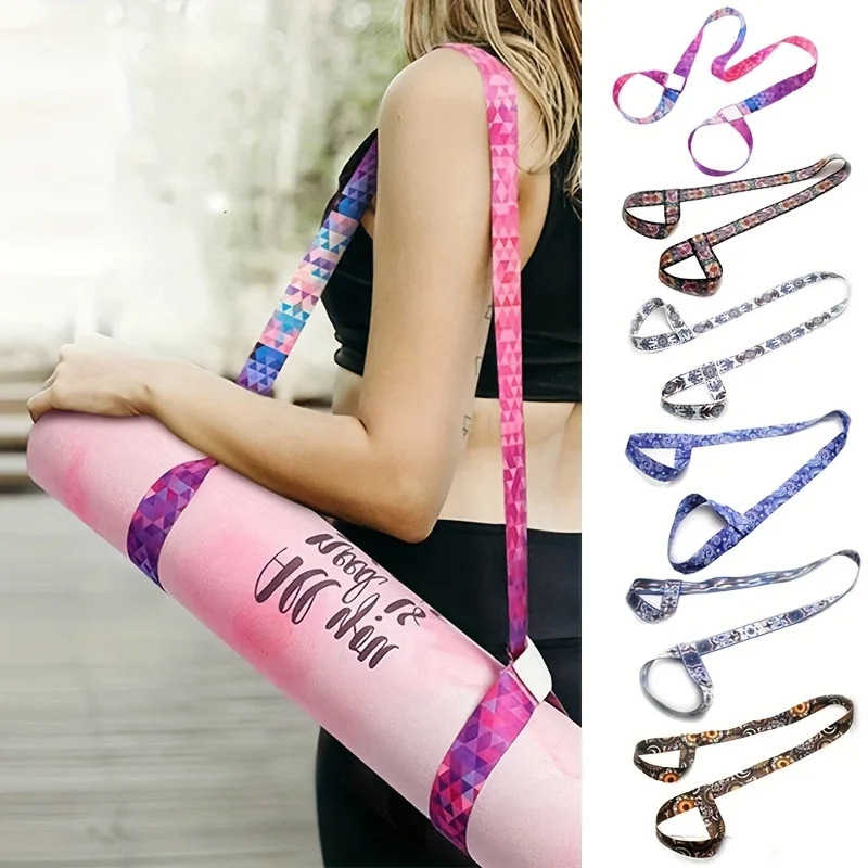 Yoga mat carrying straps, cotton rope straps, binding straps, yoga carrying ropes, storage ropes, binding ropes.