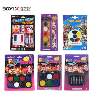 Directly for Children Halloween Makeup Paint World Cup Fans Face Color Party Event Show Face Makeup Oil Color
