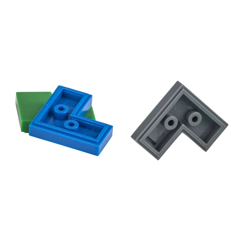 Совместим с Lego мелкозернистыми деталями строительных блоков 14719 2x2 угловая световая пластина, угловая панель, 1 килограмм