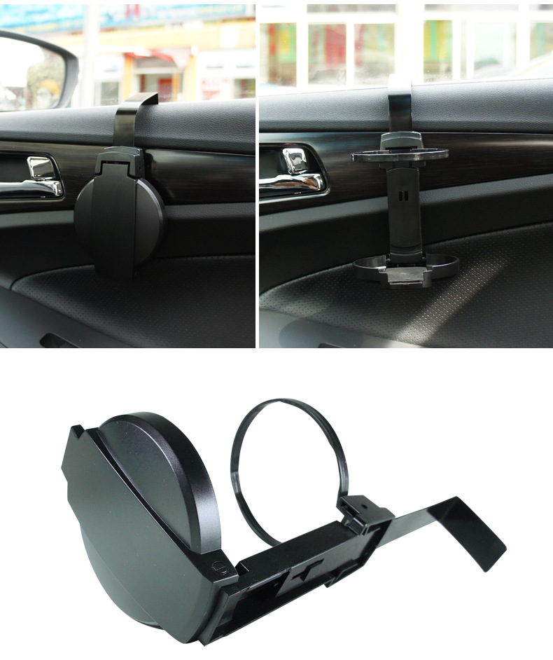 YAC hanging car water cup holder car water bottle holder fixed car rear seat multifunctional storage folding cup holder