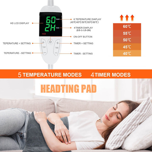 Cross-border electric heating blanket wholesale physiotherapy heating pad office electric heating blanket home shoulder and neck warming heating pad