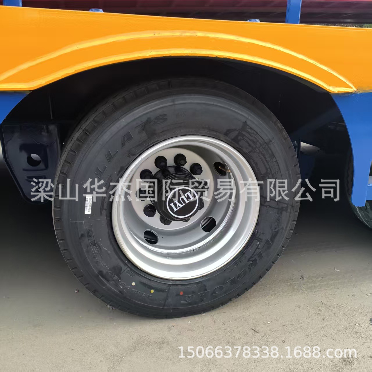 Integrated Full-Hanging Excavator Trailer, Professional Heavy-Duty Towing Flatbed Trailer, Excavator Piling-Type Trailer