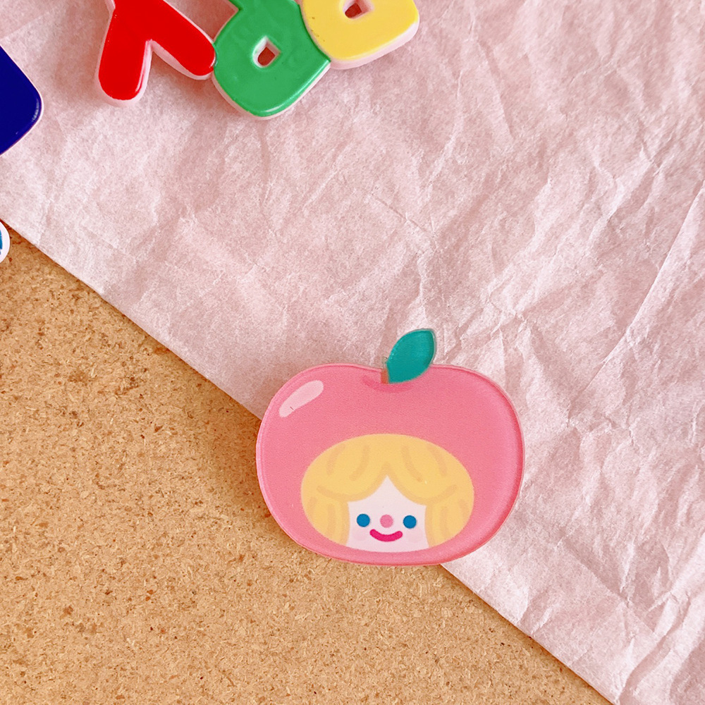 Tengyi ins viento lindo de dibujos animados acrílico cachorro broche insignia al por mayor ropa bolso colgante joyería pin