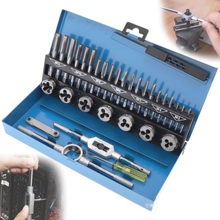 Thread Tap and Die Set, Thread Tapping Tool Set, Metric 32 Hand Tap Wrench, Other