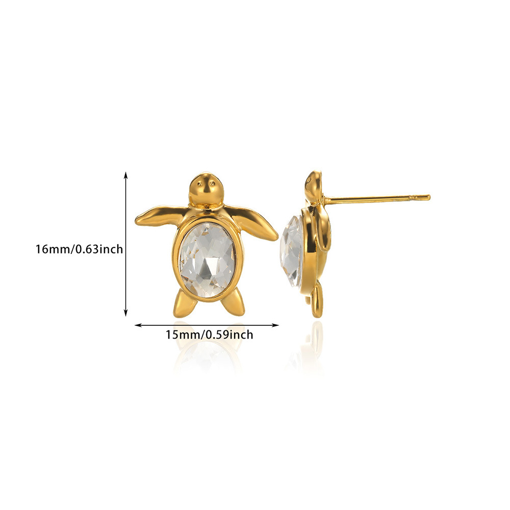 5g Weight 0.03µm-0.05µm Gold Plating Thickness PVD Coated Gold Plating Process 304 Stainless Steel Ear Needle Material 18K Real Gold Plated Plating Material Imitation Pearl, Zircon Inlay Material Ear Studs Classification 1 Piece, 1 Pair Quantity Holiday, Daily, Selfie Occasion 304 Stainless Steel Material Tortoise, Bow Knot Pattern Women's Gender Casual, Elegant, Lady Style Waterproof Non Tarnish, Plating Craft PVD Coated Real Gold Plated Tortoise Bow Knot 304 Stainless Steel Casual Elegant Lady Waterproof Non Tarnish Ear Studs 7