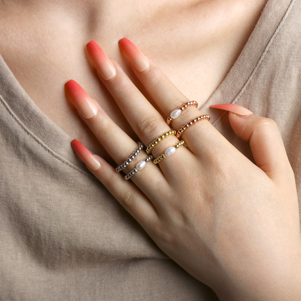 Fashion Geometric Metal Plating Womenu0027S Rings 1 Piece