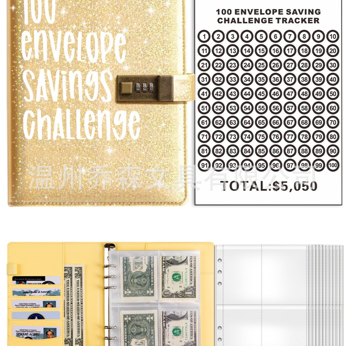 Desafío de ahorro de 100 días de pareja Desafío de ahorro de hojas sueltas