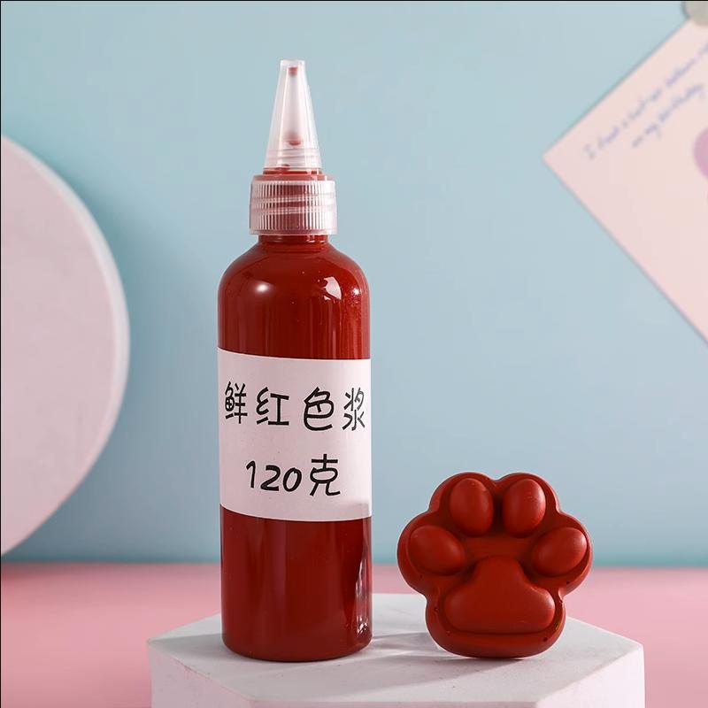 Rojo brillante; 120 g/botella