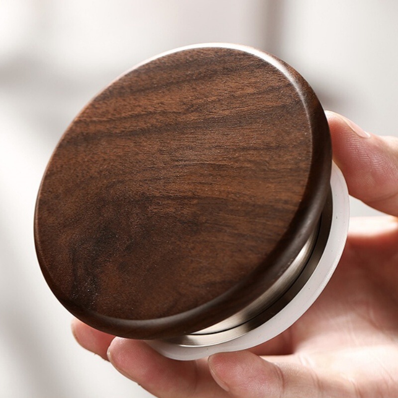 Walnut Flat Wood Cover Two-Way Water Filter Cold Water Kettle Accessories 304 Stainless Steel Walnut Built-In Silicone Ring Cover Walnut Flat Wood Cover Two-Way Water Filter Cold Water Kettle Accessories 304 Stainless Steel Walnut Built-In Silicone Ring Cover