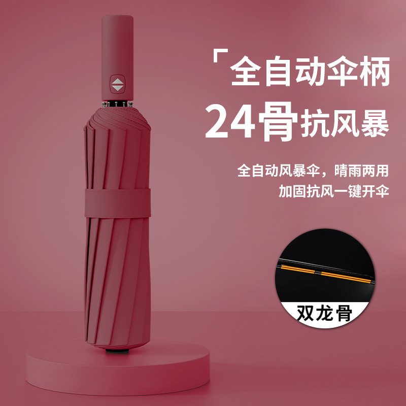 12본 자동 이중 용골, 비가 오나 눈이 오나 [버건디 레드]