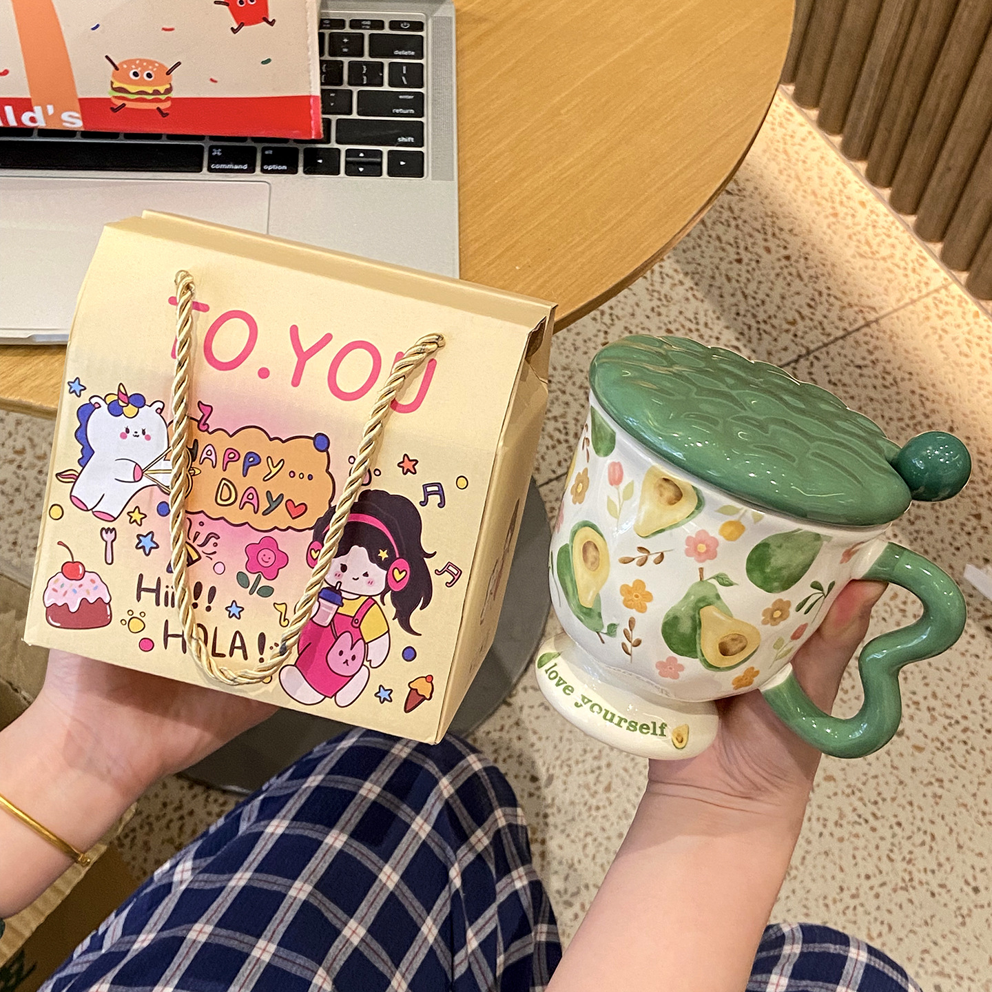 Creative Fruit Ceramic Mug For Coffee And Breakfast Cups_voghion.com