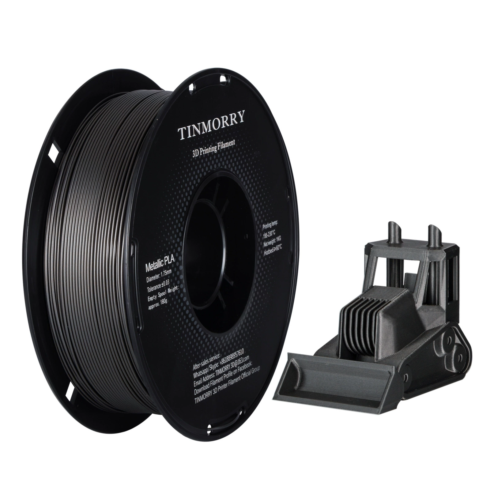 Tinmorry PLA3D printing filament 1.75mm wire diameter