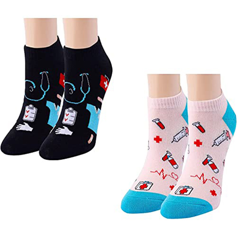 International Nurses' Day International Nurses' Day Short Socks Medical Polyester Women's Socks