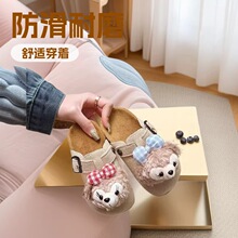 新款儿童女猫咪勃肯外外穿2025春秋季卡通可爱舒适鞋子包头拖鞋