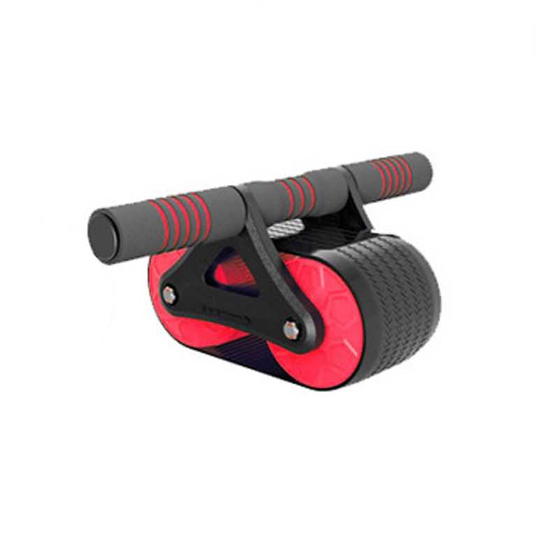 Rueda abdominal rebote automático vientre contracción entrenamiento muscular abdominal equipo de fitness vientre rodando artefacto auxiliar hogar rueda muscular abdominal