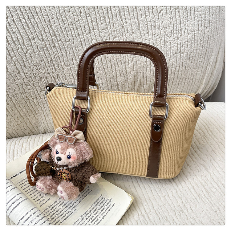 Nuevo cross-border nuevo bolso axilar de textura simple, bolso de mano de moda, bolso de hombro casual.