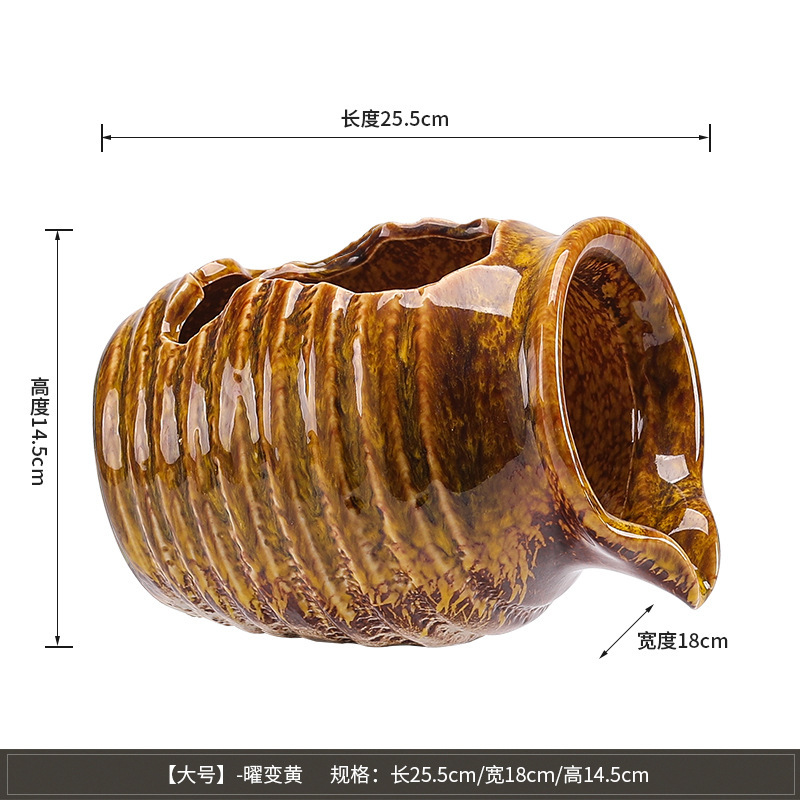 陶器の壺、中庭の流水装飾品、古代循環濾過アクセサリー、酸素化法、魚の飼育、屋内造園、生態水槽、流水|undefined