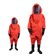 劳卫士FHLWS-002重型防化服封闭式耐酸碱救援防有害气体防护服
