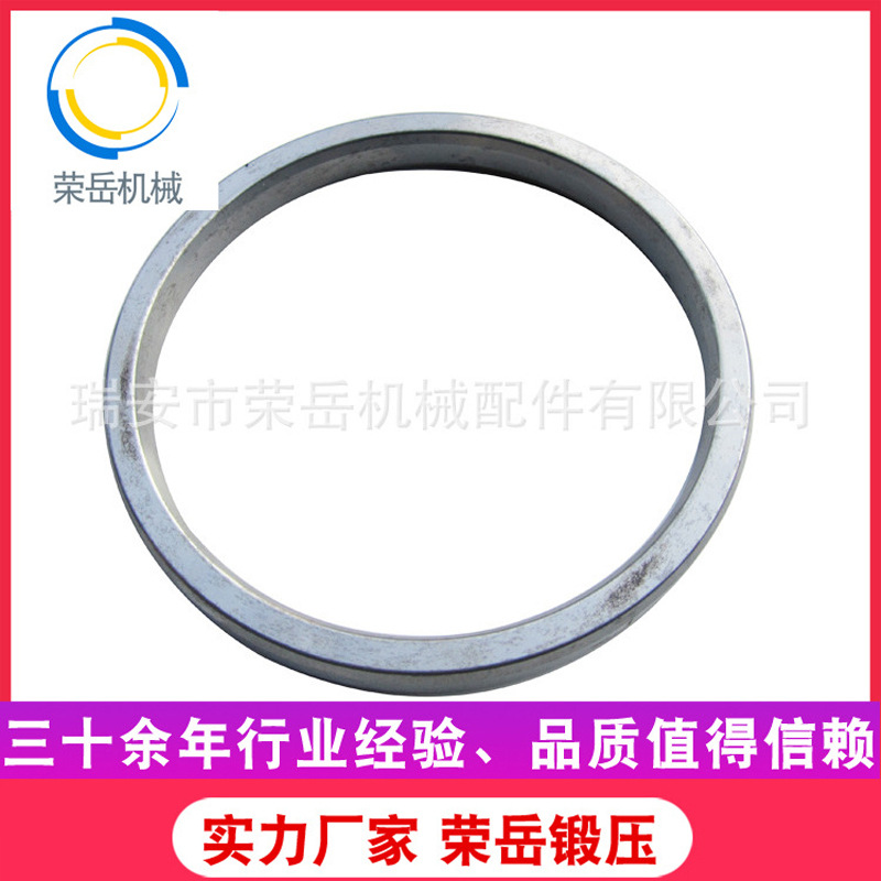精密制造环形锻件法兰盘圆形法兰锻件汽轮发电机无磁性护环锻件