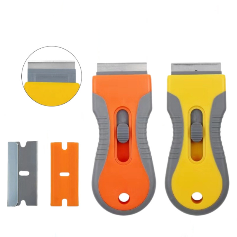 Retractable glue removal small blade car Film glass multi-function tool cleaning floor scraper wallpaper blade