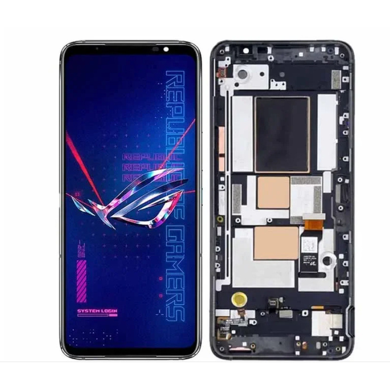 Suitable for Asus Asus Rog Phone 6D Mobile Phone Screen Assembly Original Lcd Display Inside and Outside Integrated Screen Suitable for Asus Asus Rog Phone 6D Mobile Phone Screen Assembly Original Lcd Display Inside and Outside Integrated Screen