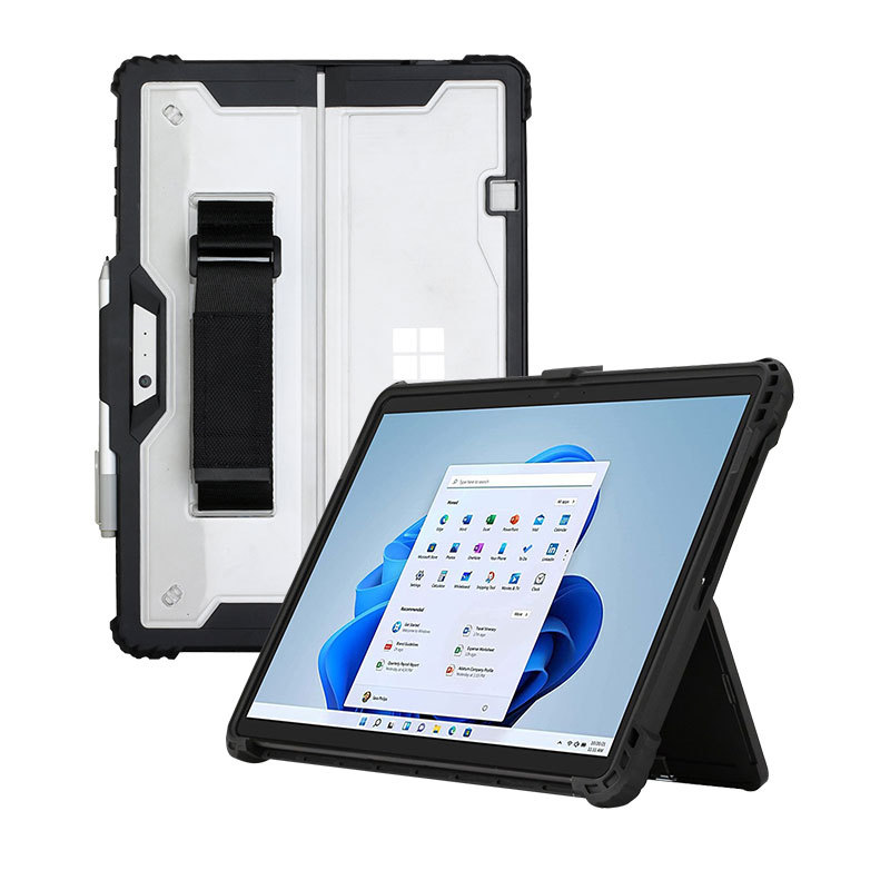 Suitable for Microsoft Surfacego1234 Anti-Fall Protective Case Stand Tablet Computer Case Film Keyboard Strap