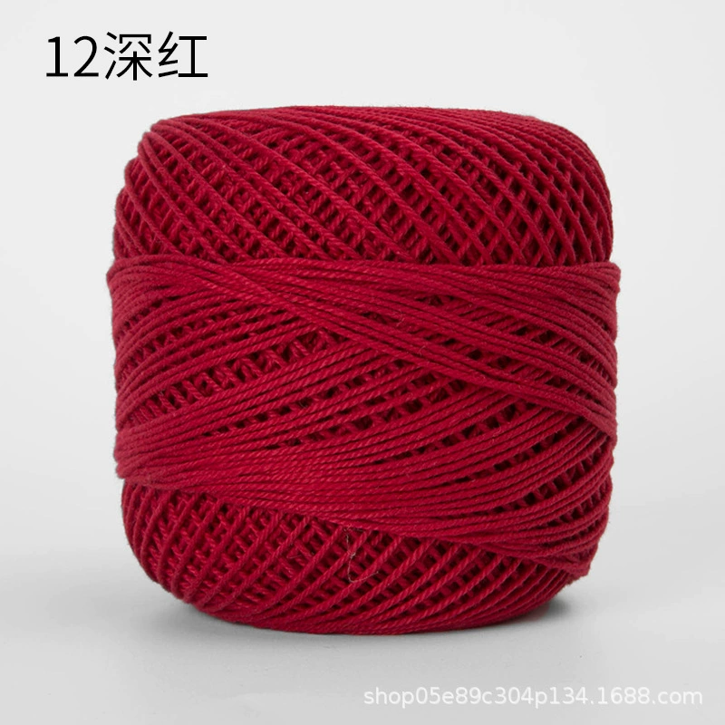 Шёлковая crochet нить шарики, 3 размера, разноцветная пряжа для вязания сумок и крючком