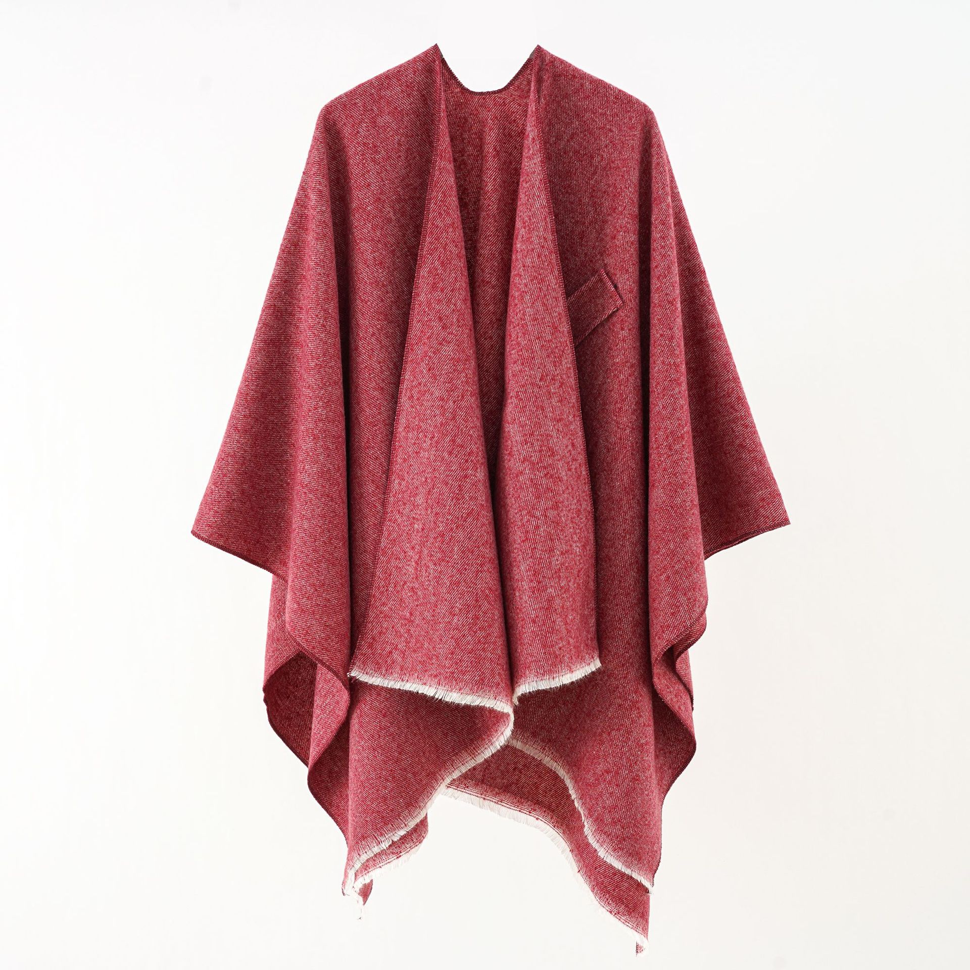 Streetwear Style Women's Streetwear Solid Color Polyester Shawl