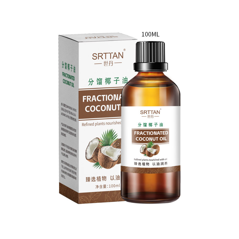 Fractionated Coconut Hydrating Moisturizing Base Oil Body Care Massage Scrapping Essential Oil Moisturizing Soothing Essence Oil Wholesale