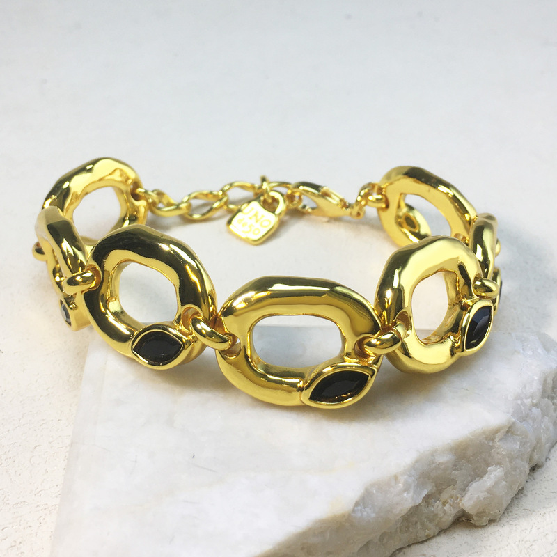 2024 European and American New Uno de 50 Geometric Women Romantic Charm high quality Bracelet Jewelry Gift Bag 2024 European and American New Uno de 50 Geometric Women Romantic Charm high quality Bracelet Jewelry Gift Bag