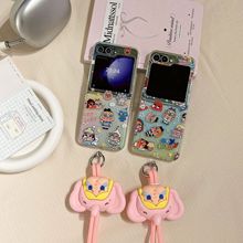 韩风滴胶闪粉三星zflip7手机壳适用Galaxy zflip5/6代折叠保护壳