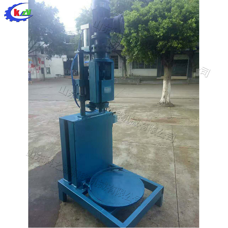 立式油桶切割机废旧油桶分解拆解机 立式半自动违废油桶切割设备