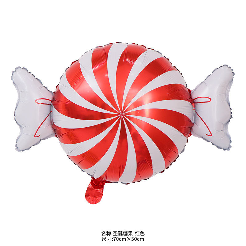 Decoración navideña globo de aluminio Día de Año Nuevo fiesta diseño de fondo ELK muñeco de nieve globo de árbol de Navidad al por mayor