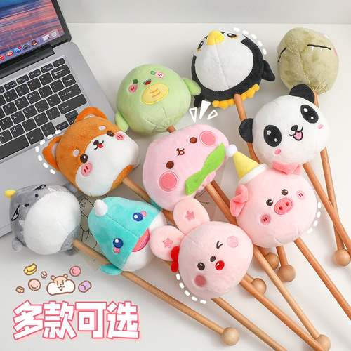 Massage hammer hammer stick cartoon cute plush small hammer neck shoulder meridian leg handheld back beater artifact