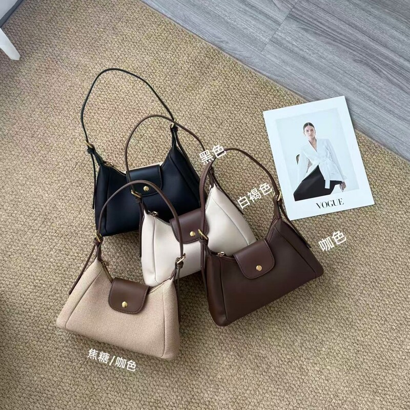 2026 New Niche Waterproof Handheld Lunch Bag for Commuting and Leisure, Longxiang Dumpling Bag, Single-Shoulder Crossbody Women's Bag