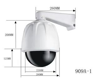Surveillance camera globe cover 4/7/9/12 inch gun/sensor outdoor waterproof cover embedded dome cover