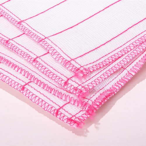 Thickened 8-layer scouring pad, 5-layer dishwashing cloth, water-absorbent kitchen oil-proof mesh scrubbing cloth