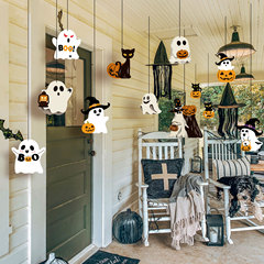国境を越えたハロウィーンの装飾パーティーの飾り付け、幽霊のカボチャの吊り下げ飾り、庭や玄関の飾り、ホリデーデコレーション