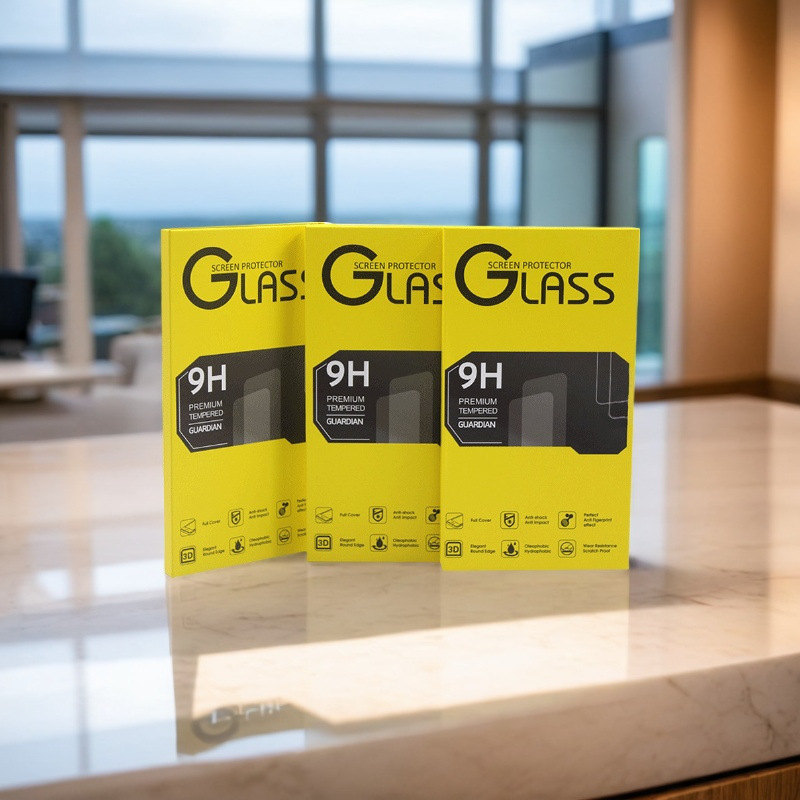 Wholesale of Ready-Made Mobile Phone Tempered Film Packaging Boxes, Mobile Phone Case Hydrogel Film Eva Lining Packaging Boxes, Paper Boxes for Digital Products