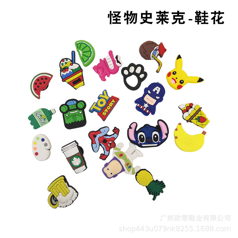 Cros Shrek Co-Branded Green Dirty Style Sandals Summer Men's and Women's Sports Beach Outer Wear Clogs