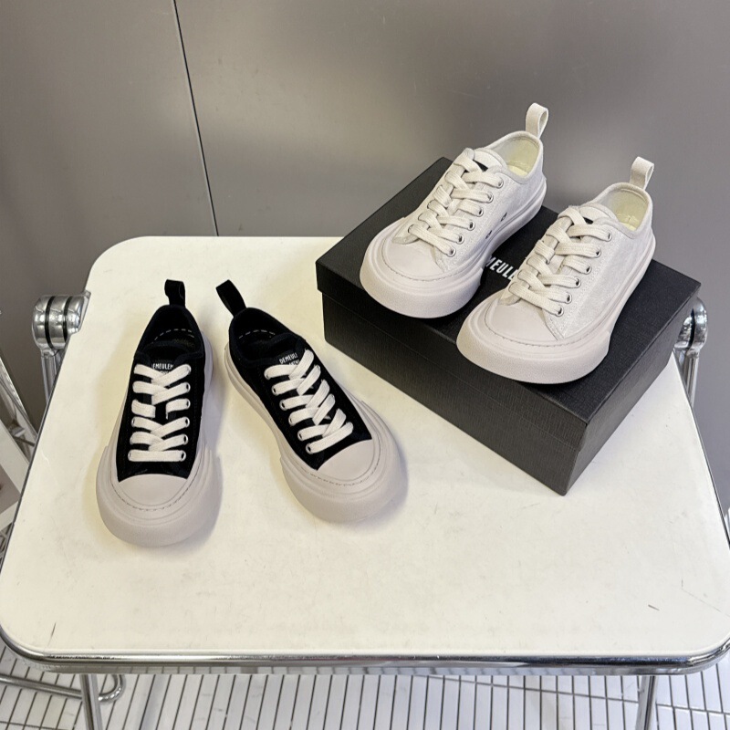 2026 Spring/Summer Ann Big Toe Canvas Shoes Versatile Height-Increasing Sports Casual Sneakers Dark Series White Shoes 2026 Spring/Summer Ann Big Toe Canvas Shoes Versatile Height-Increasing Sports Casual Sneakers Dark Series White Shoes